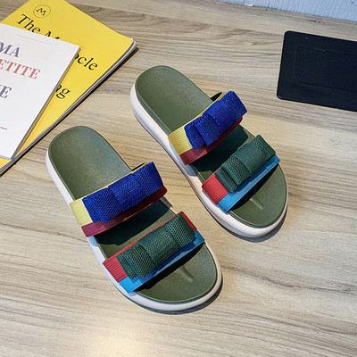 Casual papuče s ravnim potplatom - više boja