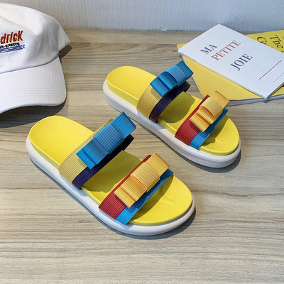 Casual papuče s ravnim potplatom - više boja