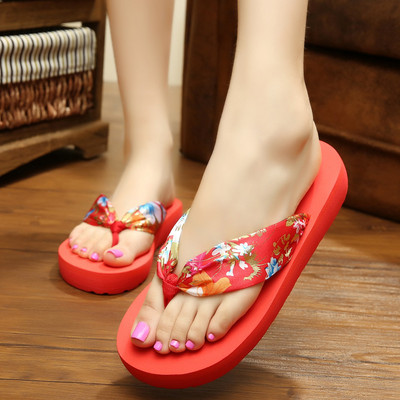 Ženske casual japanke s ravnim potplatom