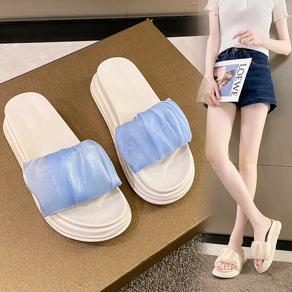 Γυναικείες casual παντόφλες με επίπεδη σόλα