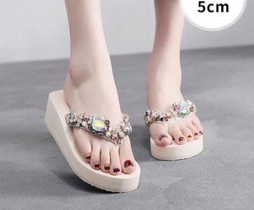 Νέο μοντέλο γυναικείες παντόφλες με πέτρες - μέσα από τα δάχτυλα των ποδιών