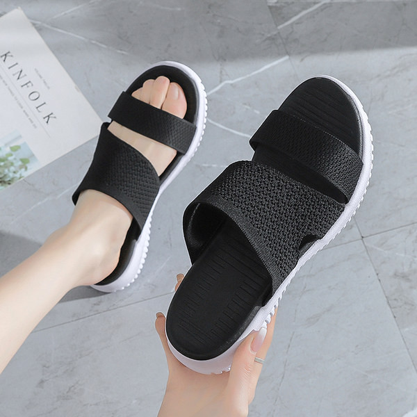 Casual ženske tekstilne papuče u tri boje