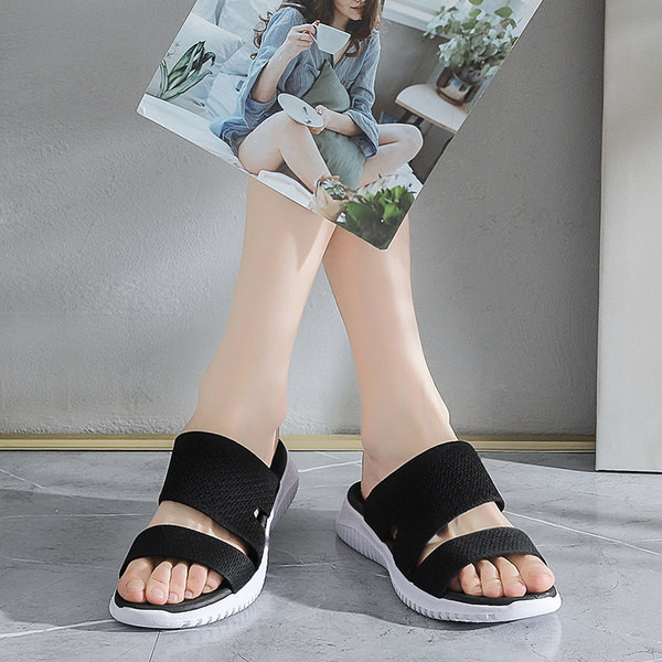 Casual ženske tekstilne papuče u tri boje