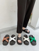 Ženske papuče s platformom na remenčiće