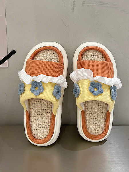 Ženske tekstilne papuče u više boja