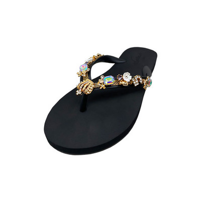 Γυναικείες casual παντόφλες με πέτρες