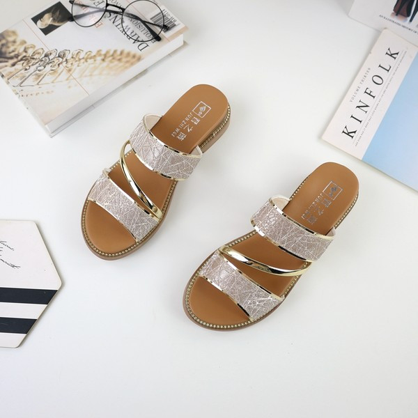 Γυναικείες casual τετράγωνες παντόφλες με τακούνι