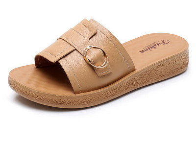 Casual γυναικείες παντόφλες από οικολογικό δέρμα σε πολλά χρώματα