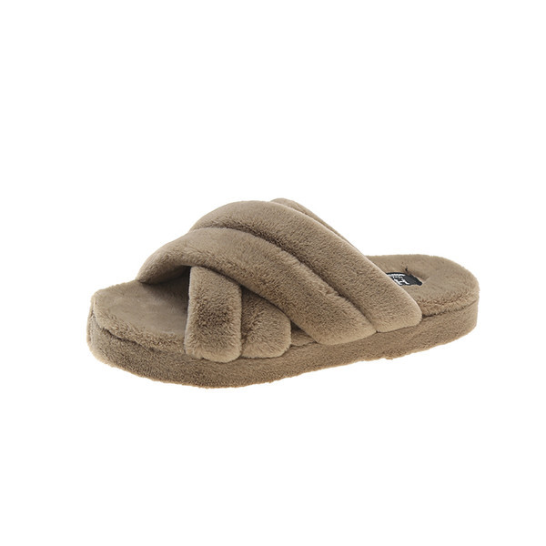 Ženske lepršave papuče s križnim naramenicama