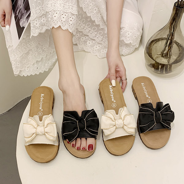 Ležerne papuče s trakom za žene