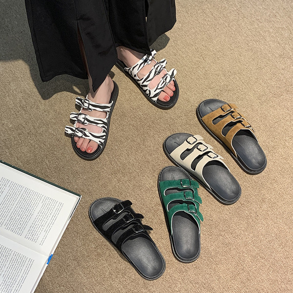 Casual ženske papuče sa kopčama - više boja