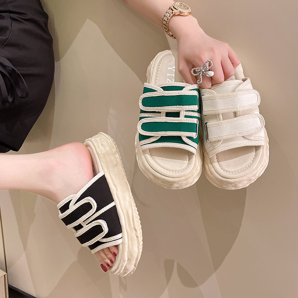 Ženske casual papuče s kopčanjem na čičak