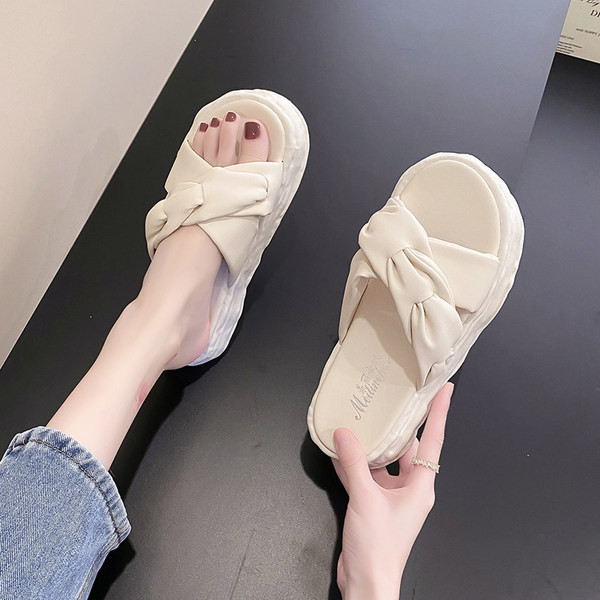 Ženske casual papuče s grubim potplatom - tri boje