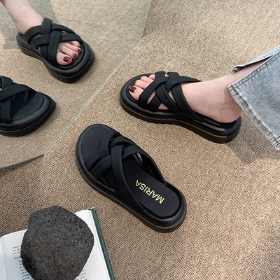 Παντόφλες νέο μοντέλο με ψηλή σόλα 4,5cm για γυναίκες