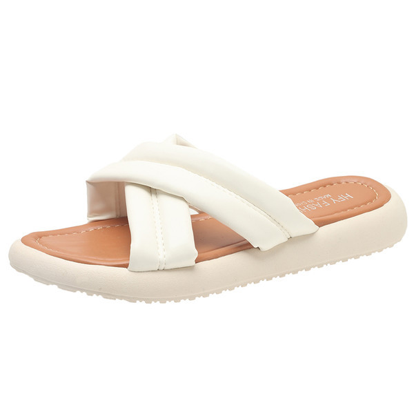 Ženske papuče sa remenčićima od eko kože - dva modela