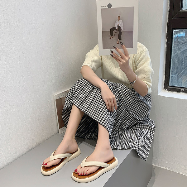 Ženske japanke od eko kože