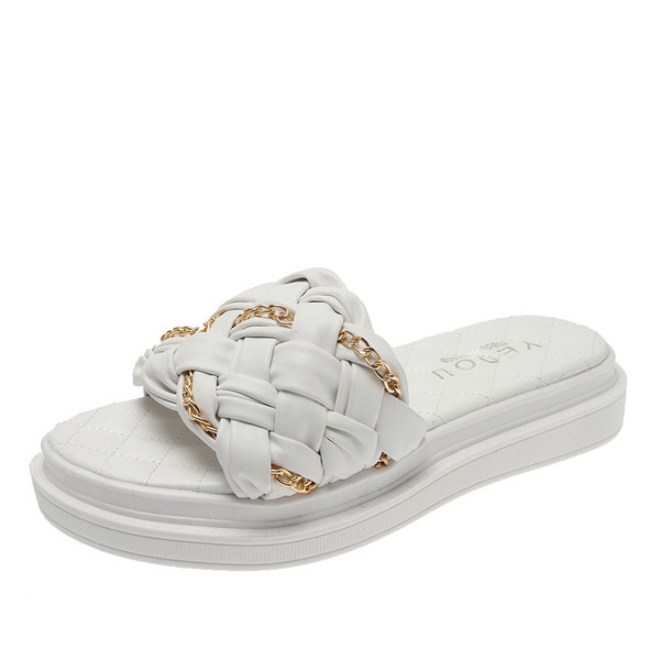 Γυναικείες casual παντόφλες με καπιτονέ εφέ