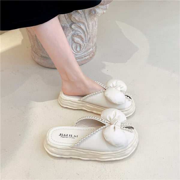 Novi model ženskih papuča sa perlicama u tri boje