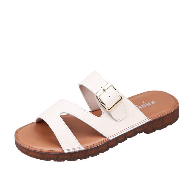 Γυναικείες casual παντόφλες με επίπεδη σόλα