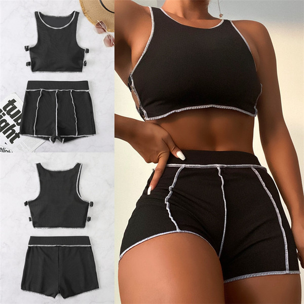 Novi model ženskog dvodijelnog kupaćeg kostima s gornjim dijelom grudi i donjim dijelom visokog struka