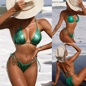 Novi model dvodijelnog kupaćeg kostima s vezicama