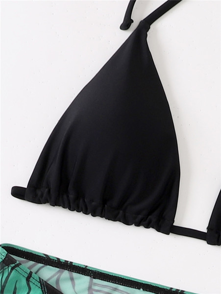 Ženski trodijelni kupaći kostim na vezanje