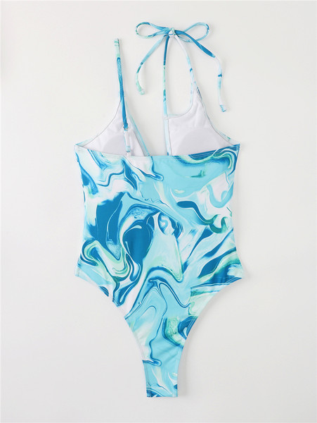 Ženski jednodijelni kupaći kostim s izrezima