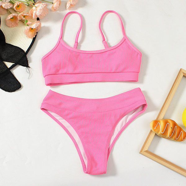 Ripsen dvodijelni kupaći kostim u neonskim bojama