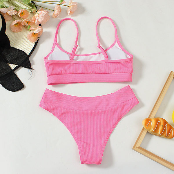 Ripsen dvodijelni kupaći kostim u neonskim bojama