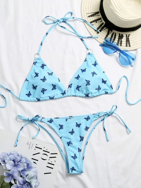 Γυναικείο μαγιό με τριγωνικό τοπ