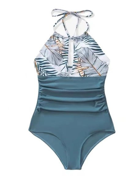 Jednodijelni kupaći kostim s dubokim dekolteom