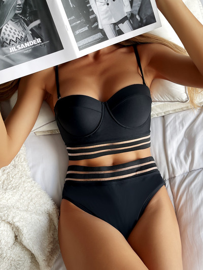 Novi model ženskog dvodijelnog kupaćeg kostima - bustier i bikini