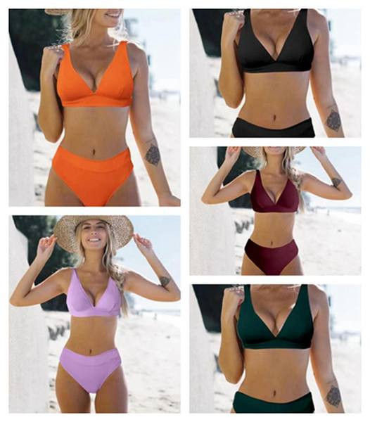 Μονόχρωμο γυναικείο μαγιό