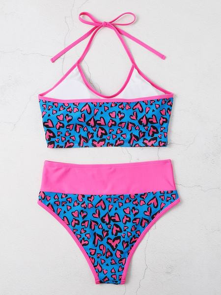 Dámske dvojdielne plavky so zvieracou potlačou