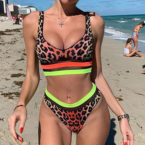 Γυναικείο μαγιό με στάμπα 