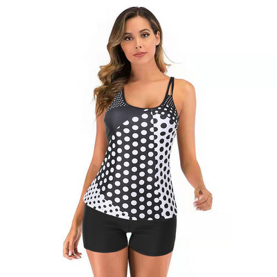 Γυναικείο μαγιό  με φανελάκι και μποξεράκι