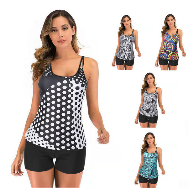 Γυναικείο μαγιό  με φανελάκι και μποξεράκι