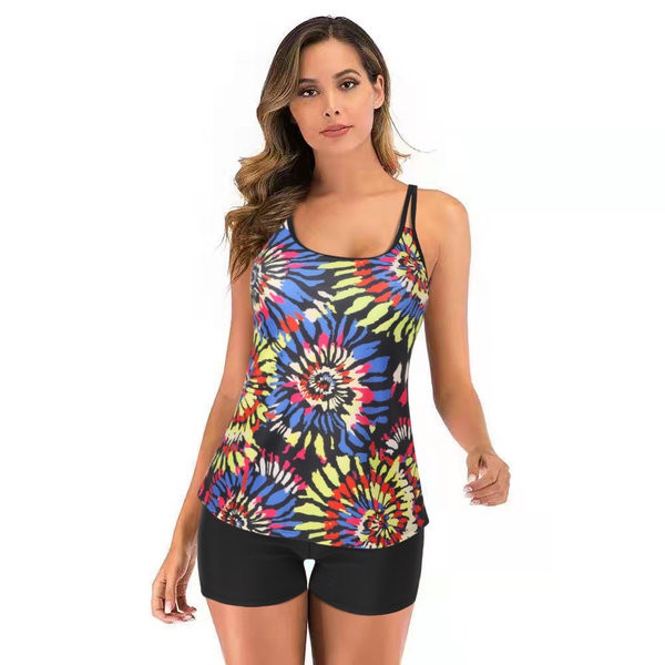 Γυναικείο μαγιό  με φανελάκι και μποξεράκι