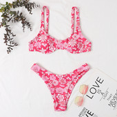 Γυναικείο μαγιό  με φλοράλ μοτίβα