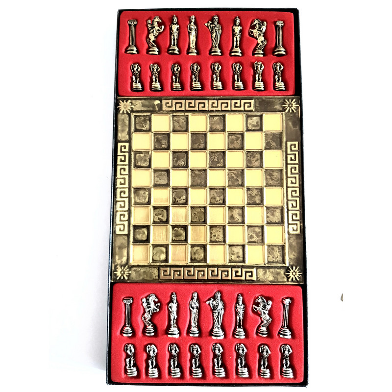 Шах Ahelos, Атласи,Метален, 15х15 см