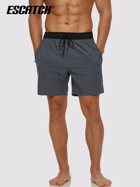 Costume de baie pentru bărbați cu uscare rapidă, cu șireturi și buzunare