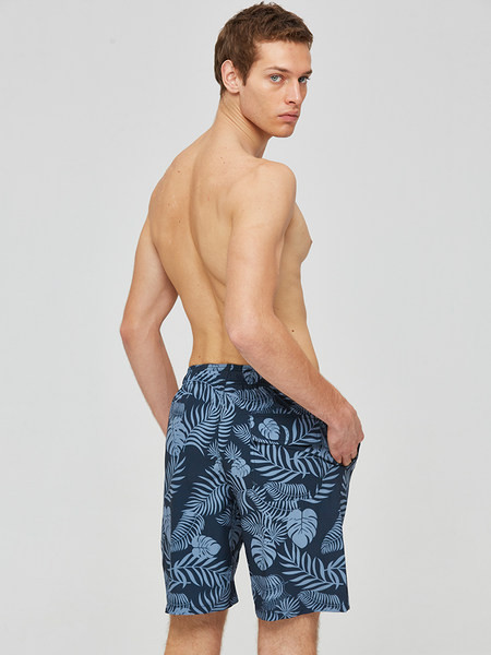 Muške kratke hlače za plažu iznad koljena sa cvjetnim uzorkom
