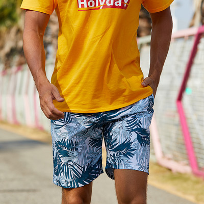 Ανδρικό μαγιό με φλοράλ στάμπα