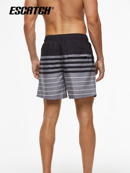 Prugasti muški kupaći kostim s vezicama