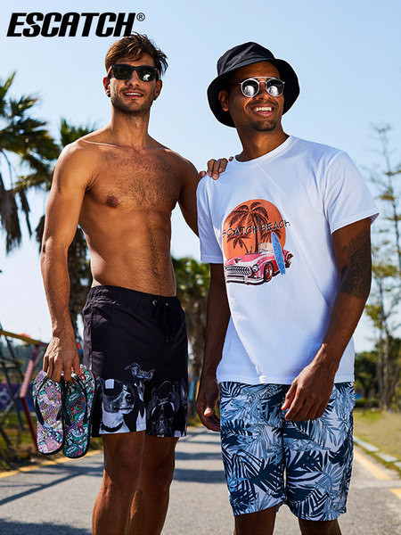 Pánske šortky so šnúrkami vhodné na pláž