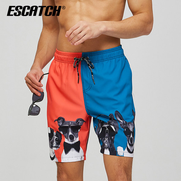 Ανδρικό σορτς παραλίας από ύφασμα που στεγνώνει γρήγορα