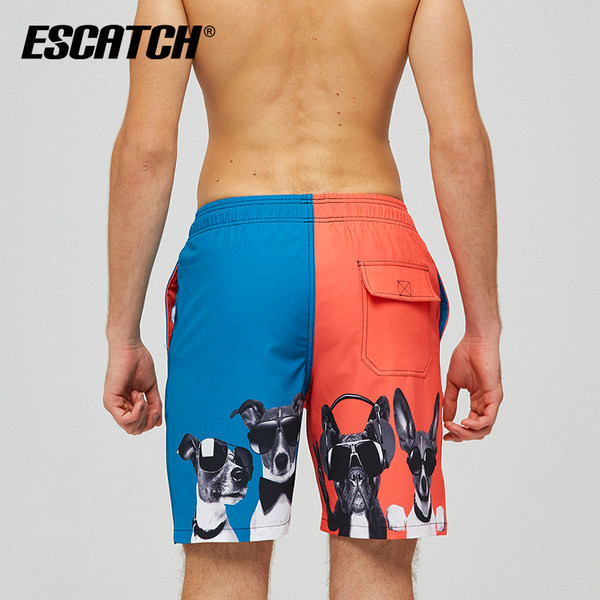 Ανδρικό σορτς παραλίας από ύφασμα που στεγνώνει γρήγορα