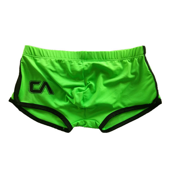 Vīriešu vienkrāsainas bokserbikses, kas piemērotas pludmalei