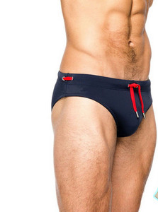 Ανδρικά μαγιό παραλίας σε μονόχρωμο χρώμα