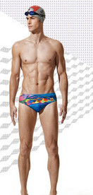 Νέο μοντέλο ανδρικά σλιπ μαγιό με σχέδια